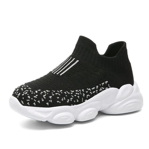 Girls’ Soft Casual Shoes – Lightweight Flying Weave Footwear for Everyday Comfort | All Seasons