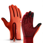 Winter Touch Screen Motorcycle Gloves | Waterproof Fleece Sports Gloves | Anti-Slip Riding Gloves