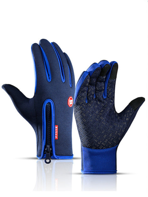 Winter Touch Screen Motorcycle Gloves | Waterproof Fleece Sports Gloves | Anti-Slip Riding Gloves