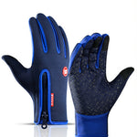 Winter Touch Screen Motorcycle Gloves | Waterproof Fleece Sports Gloves | Anti-Slip Riding Gloves