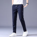 Men’s Drawstring Casual Pants  Korean Style Loose Straight Sweatpants Lightweight Summer Trousers Relaxed Fit Men’s Joggers