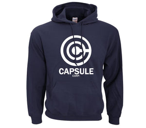 Capsule Corp Hoodies – Men’s Hip Hop Sweatshirts, Printed Cotton-Polyester Blend with Hood