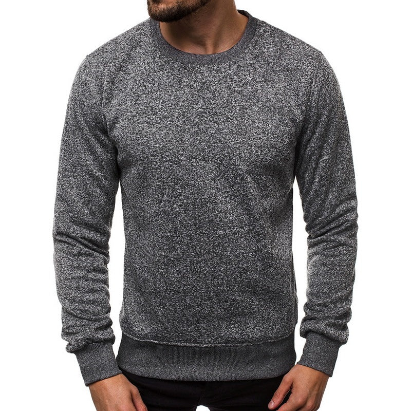 Autumn Winter Solid Hoodies – Men’s Cotton-Polyester Sweatshirts, Comfortable & Casual
