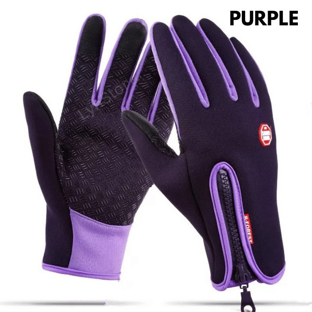 Winter Touch Screen Motorcycle Gloves | Waterproof Fleece Sports Gloves | Anti-Slip Riding Gloves