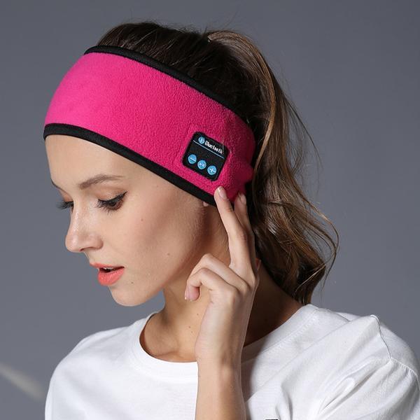 Wireless Bluetooth Headband Sports Music Headband for Fitness, Yoga, Running Warm, Washable & Hands-Free