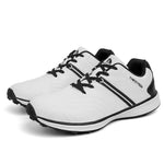 Waterproof Men’s Sports Shoes Lightweight Outdoor Trainers Professional Athletic Sneakers with Rubber Sole for Golf & Fitness
