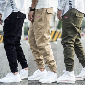 Men's Casual Slim Fit Overalls – Trendy Pencil Pants for Everyday Fashion | Modern Street Style Trousers