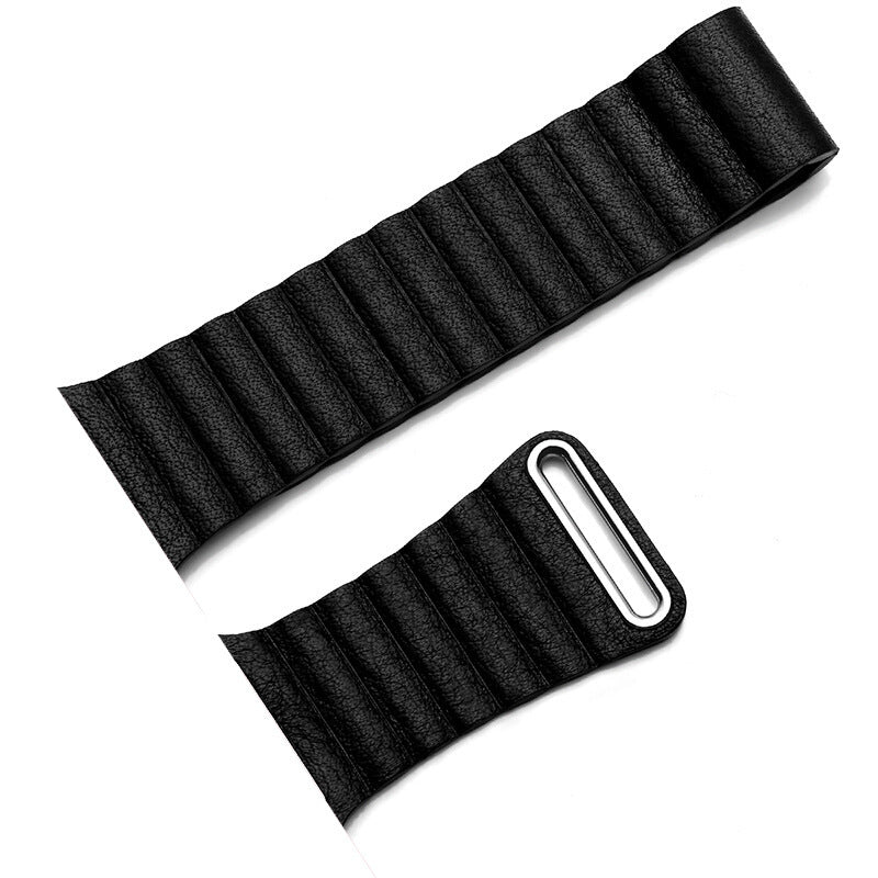 Genuine Leather Apple Watch Strap (38mm/42mm) - White, Black, Blue, Red Band
