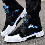 Camouflage High-Top Lace-Up Shoes  Men’s Suede Leather Non-Slip Outdoor Sneakers Casual Military Style Boots