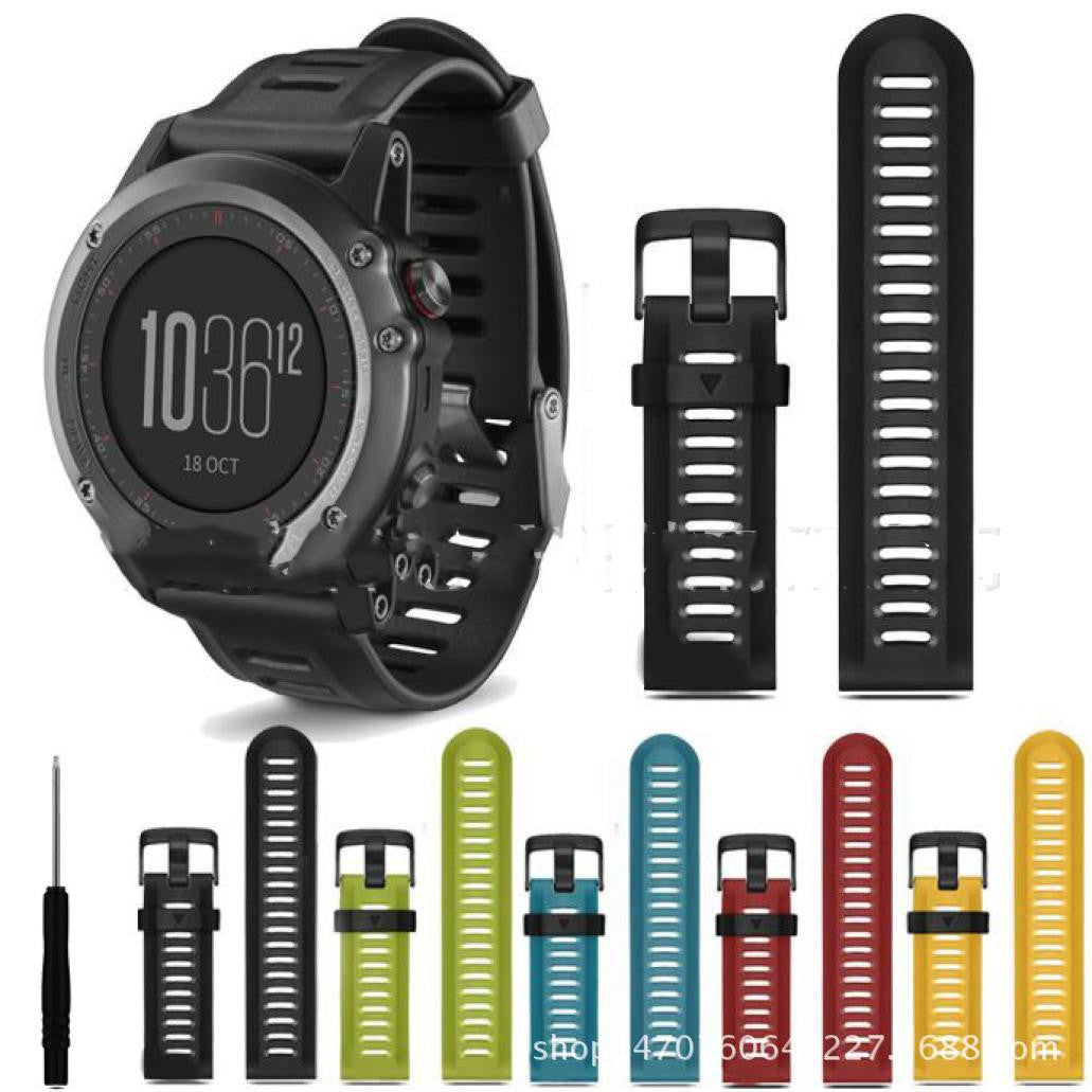 Sports Silicone Watch Band Soft, Durable & Comfortable Replacement Strap for All Watches