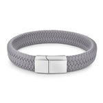 Classic Men's Leather Bracelet - Durable & Stylish Band for Everyday Wear