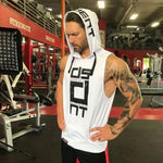Men’s Summer Sleeveless Hoodies – Lightweight Cotton Muscle Tank Top for Workout & Casual Wear