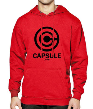 Capsule Corp Hoodies – Men’s Hip Hop Sweatshirts, Printed Cotton-Polyester Blend with Hood