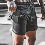 Men’s Pocket Compression Shorts  Quick Dry, Breathable, Moisture-Wicking Sports Base Layer for Training & Gym