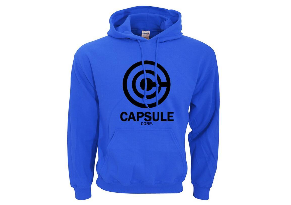 Capsule Corp Hoodies – Men’s Hip Hop Sweatshirts, Printed Cotton-Polyester Blend with Hood