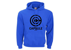 Capsule Corp Hoodies – Men’s Hip Hop Sweatshirts, Printed Cotton-Polyester Blend with Hood
