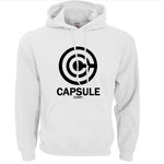 Capsule Corp Hoodies – Men’s Hip Hop Sweatshirts, Printed Cotton-Polyester Blend with Hood