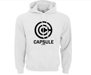 Capsule Corp Hoodies – Men’s Hip Hop Sweatshirts, Printed Cotton-Polyester Blend with Hood