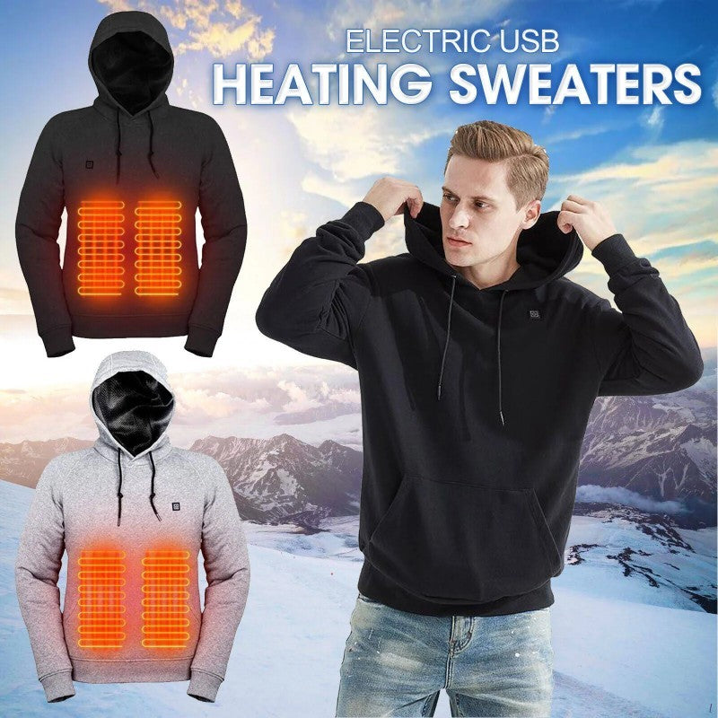 2024 Outdoor Electric USB Heating Jacket – Waterproof Windproof Heated Coat for Men & Women