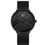 High-End Waterproof Quartz Watch for Men – Alloy Strap, Mineral Glass, 40mm Round Dial