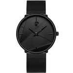 High-End Waterproof Quartz Watch for Men – Alloy Strap, Mineral Glass, 40mm Round Dial