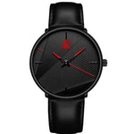 High-End Waterproof Quartz Watch for Men – Alloy Strap, Mineral Glass, 40mm Round Dial