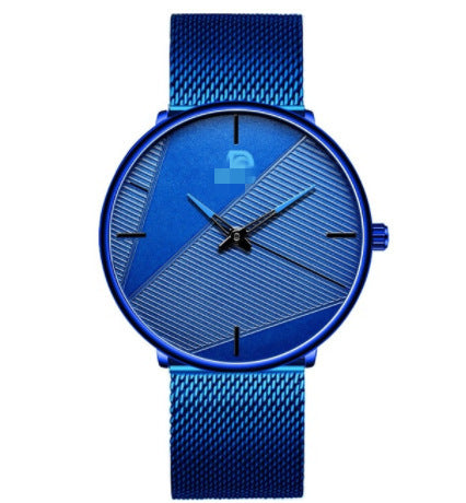 High-End Waterproof Quartz Watch for Men – Alloy Strap, Mineral Glass, 40mm Round Dial