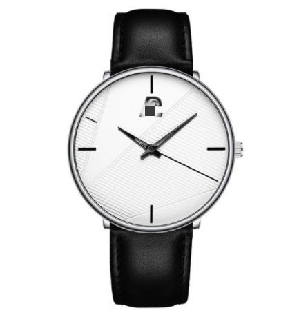 High-End Waterproof Quartz Watch for Men – Alloy Strap, Mineral Glass, 40mm Round Dial