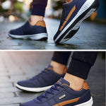 Men’s Casual Italian Sneakers Breathable Non-Slip Vulcanized Shoes for Everyday Comfort & Style