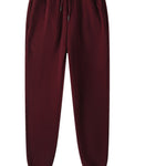 Men’s Hip Hop Fleece Jogger Pants Streetwear Sports Leggings Slim Fit Casual Sweatpants Winter Thick Warm Joggers For Men