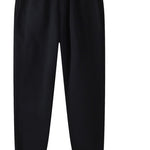 Men’s Hip Hop Fleece Jogger Pants Streetwear Sports Leggings Slim Fit Casual Sweatpants Winter Thick Warm Joggers For Men