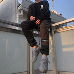 Men’s Sports Pants Muscle Fit Korean Training Joggers Plus Size Casual Running Pants for All Seasons