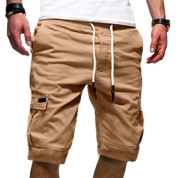 Men’s Cargo Jogger Shorts Casual Military Combat Gym Shorts Summer Sports Trousers for Men