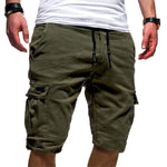 Men’s Cargo Jogger Shorts Casual Military Combat Gym Shorts Summer Sports Trousers for Men