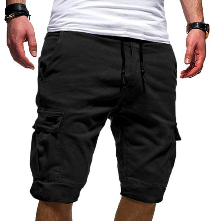 Men’s Cargo Jogger Shorts Casual Military Combat Gym Shorts Summer Sports Trousers for Men