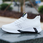Men’s Breathable Mesh Sports Shoes Lightweight Comfort Running Sneakers Casual Non-Slip Low-Top Trainers