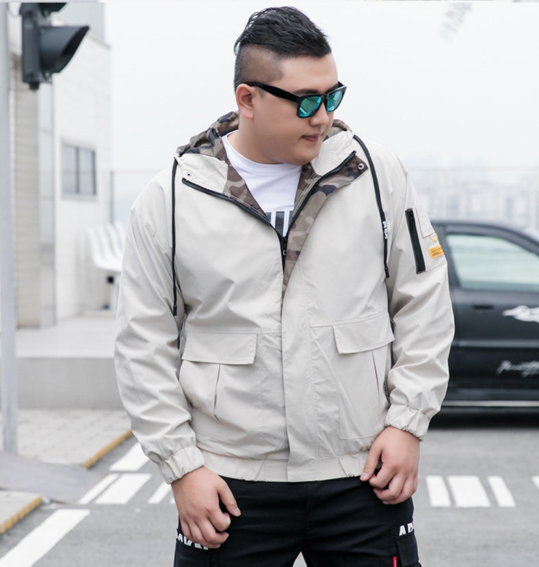 Bomber Jacket for Men Fashion Parka | Stylish Embroidered Loose Fit Jacket Casual Streetwear