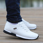 Men’s PU Leather Casual Shoes Business Loafers & Walking Sneakers Breathable Spring Footwear for Office & Outdoor Style