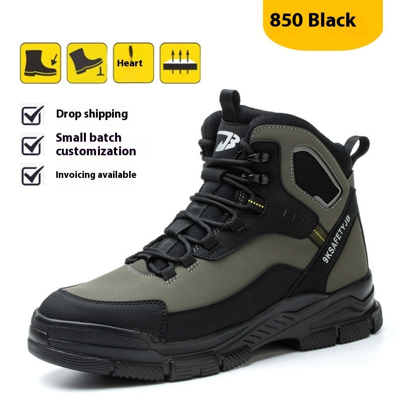 Men’s Work Safety Shoes Wear-Resistant Anti-Smash Protective Footwear | Comfortable & Durable