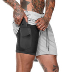 Men’s Pocket Compression Shorts  Quick Dry, Breathable, Moisture-Wicking Sports Base Layer for Training & Gym