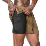Men’s Pocket Compression Shorts  Quick Dry, Breathable, Moisture-Wicking Sports Base Layer for Training & Gym