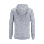 Autumn Winter Solid Hoodies – Men’s Cotton-Polyester Sweatshirts, Comfortable & Casual