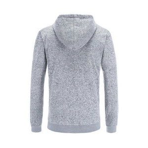 Autumn Winter Solid Hoodies – Men’s Cotton-Polyester Sweatshirts, Comfortable & Casual
