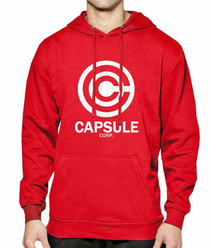 Capsule Corp Hoodies – Men’s Hip Hop Sweatshirts, Printed Cotton-Polyester Blend with Hood