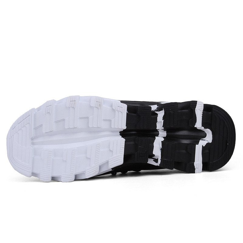 Men’s Sport Running Sneakers Breathable Mesh Outdoor Trainers Lightweight Waterproof Lace-Up Athletic Shoes for Men Comfort Cushion Running Shoes