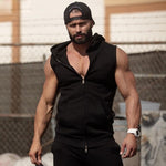 Sleeveless Men’s Hoodies – Cotton Gym & Casual Hooded Tank Tops for Summer and Workouts