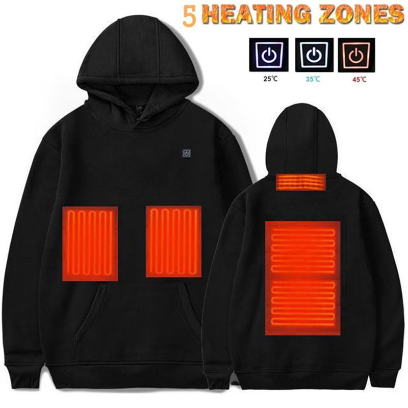 2024 Outdoor Electric USB Heating Jacket – Waterproof Windproof Heated Coat for Men & Women