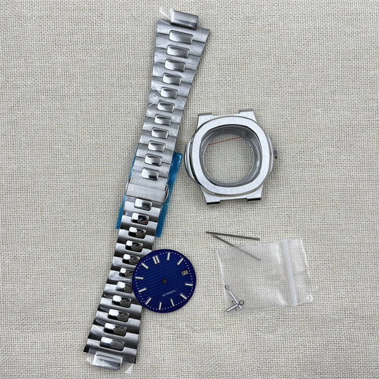 Watch Assembly Accessories Dial Finger Precision Steel NH35 Watch Case Kit with Crown & Pointer