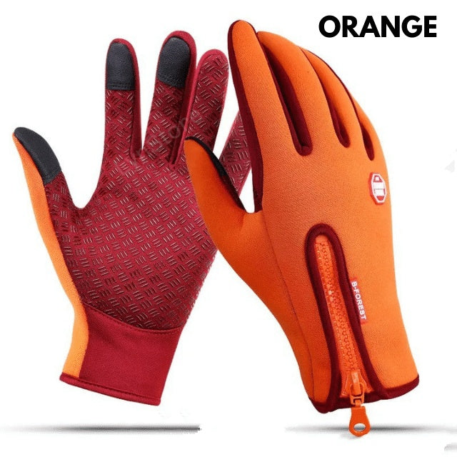 Winter Touch Screen Motorcycle Gloves | Waterproof Fleece Sports Gloves | Anti-Slip Riding Gloves