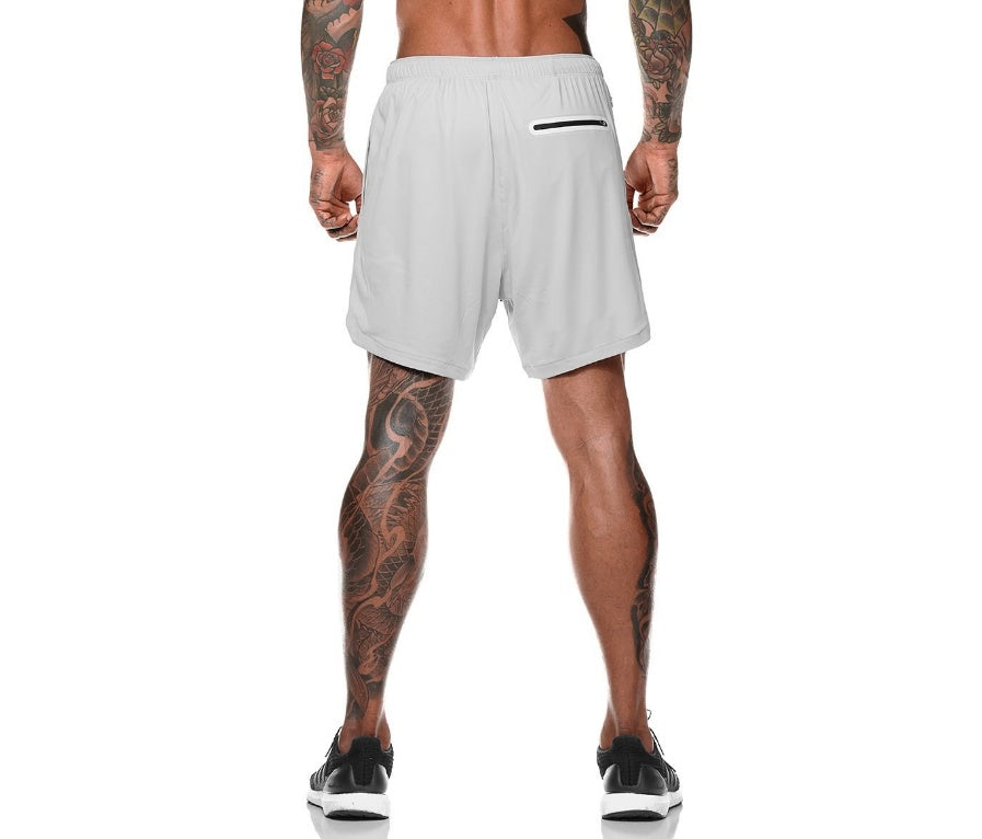 Men’s Pocket Compression Shorts  Quick Dry, Breathable, Moisture-Wicking Sports Base Layer for Training & Gym